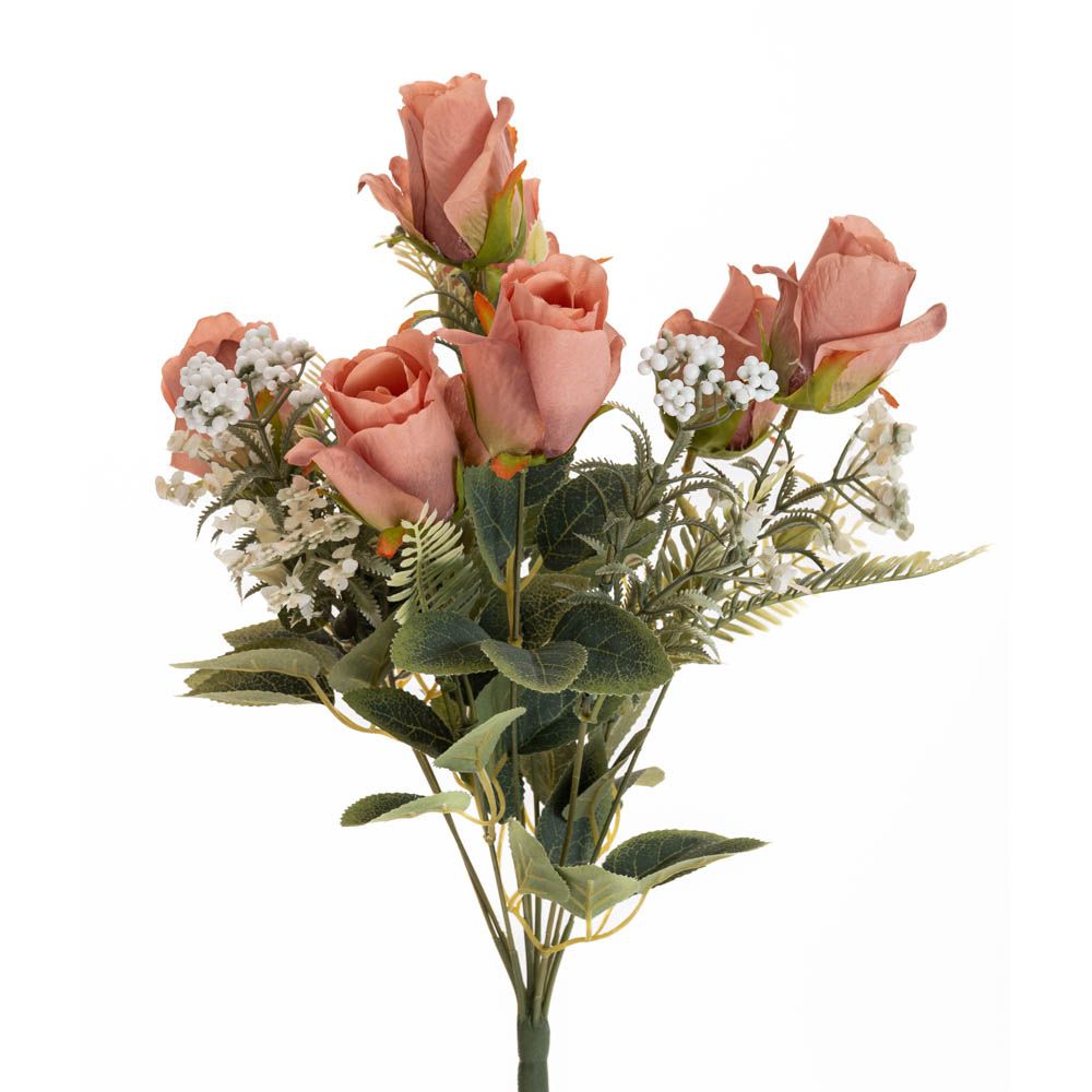Buchet de 7 trandafiri, Roz, 45cm